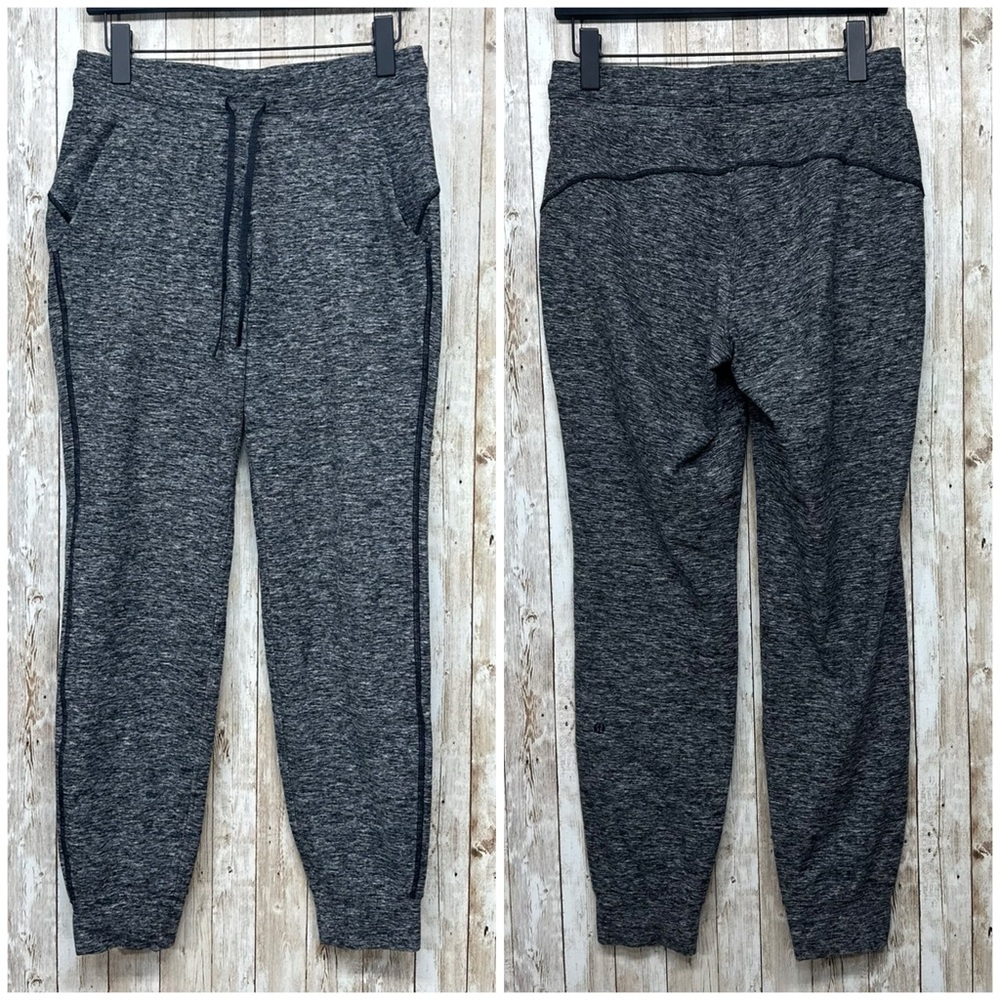 Lululemon Ready to Rulu Fleece Joggers in Heathered Black [6002]